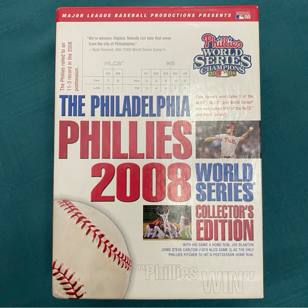 Philadelphia Phillies 2008 World Series Collector's Edition DVD Set